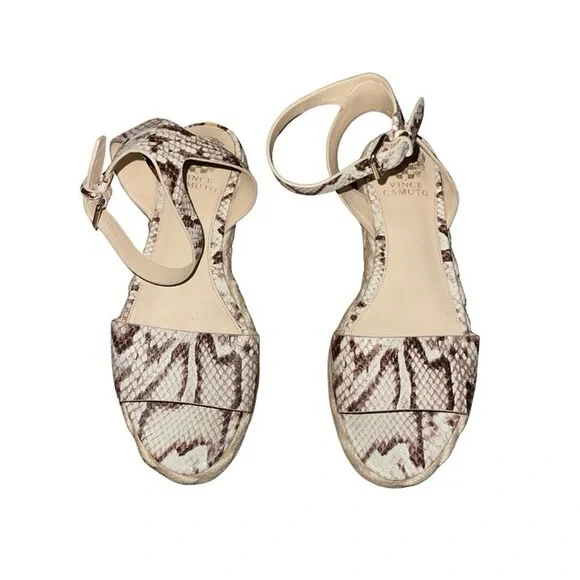 Vince Camuto Snakeskin Pattern Espadrilles - Picture 3 of 4